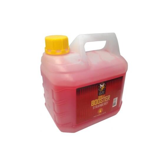 Lion Baits Booster STRAWBERRY (клубника) - 3л, Вкус для группировки: Клубника, фото 