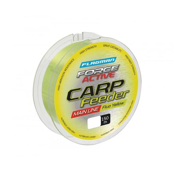 Леска FLAGMAN Force Active Carp Feeder Main Line 150м 0.355мм, Диаметр лески: 0,355 мм, Размотка: 150 м, Разрывная нагрузка: 9 кг, фото 