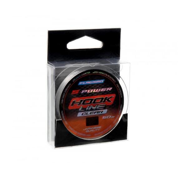 Леска FLAGMAN S-Power Hook Line 50м 0.22мм, Диаметр лески: 0,22 мм, Размотка: 50 м, Разрывная нагрузка: 6,2 кг, фото , изображение 2