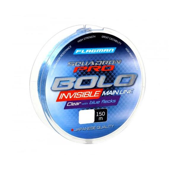 Леска FLAGMAN Squadron Pro Bolo Invisible Main Line 150м 0.20мм, Диаметр лески: 0,20 мм, Размотка: 150 м, Разрывная нагрузка: 3,5 кг, фото 