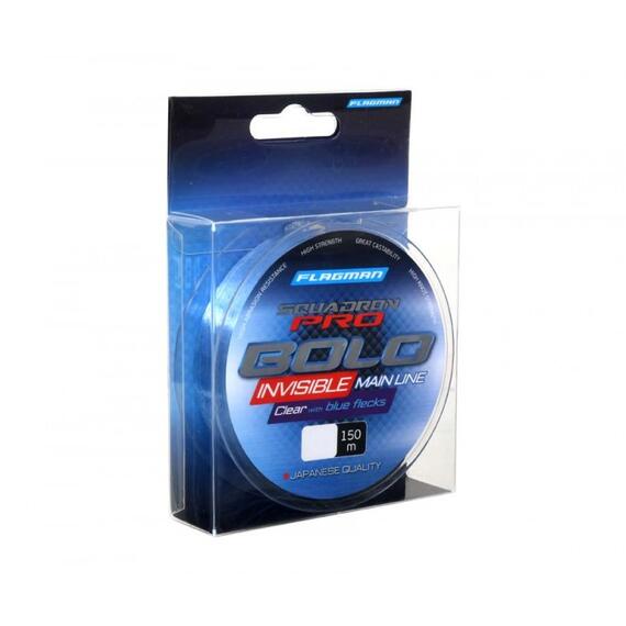 Леска FLAGMAN Squadron Pro Bolo Invisible Main Line 150м 0.20мм, Диаметр лески: 0,20 мм, Размотка: 150 м, Разрывная нагрузка: 3,5 кг, фото , изображение 2
