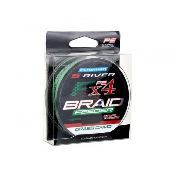 Шнур FLAGMAN S-River Feeder Braid 100м 0.14мм, фото , изображение 2