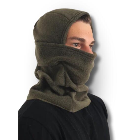 Балаклава флисовая, олива (56-60), Цвет: олива, Размер: 56-60, фото , изображение 7