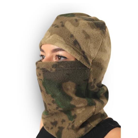 Балаклава флисовая, мох (56-62), Цвет: мох, Размер: 56-62, фото , изображение 10