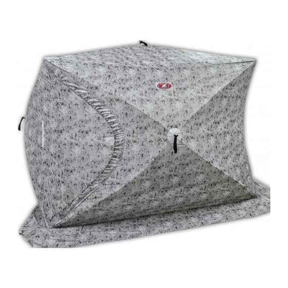 Зимняя палатка Медведь Куб 4 Лонг Люкс утеплённая (3-сл), фото 