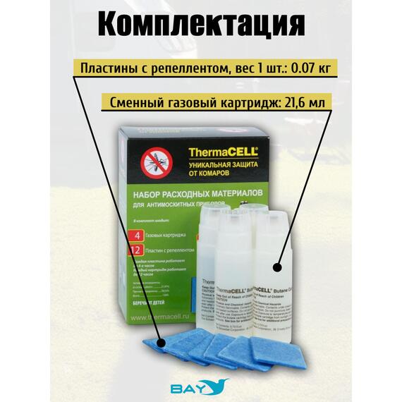 ​Набор расходных картриджей Thermacell Refills (4 картриджа + 12 пластин)​, фото , изображение 4
