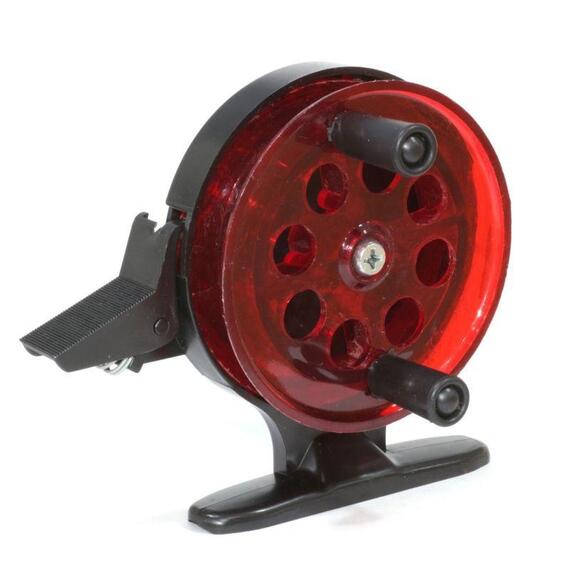 Катушка проводочная ТРИ КИТА поликарбонат КП-75 красная, фото 