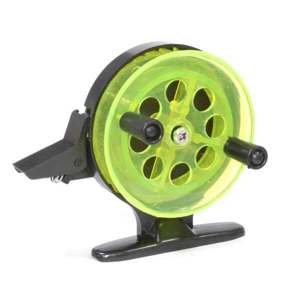 Катушка проводочная ТРИ КИТА поликарбонат КП-65 жёлтая, фото 