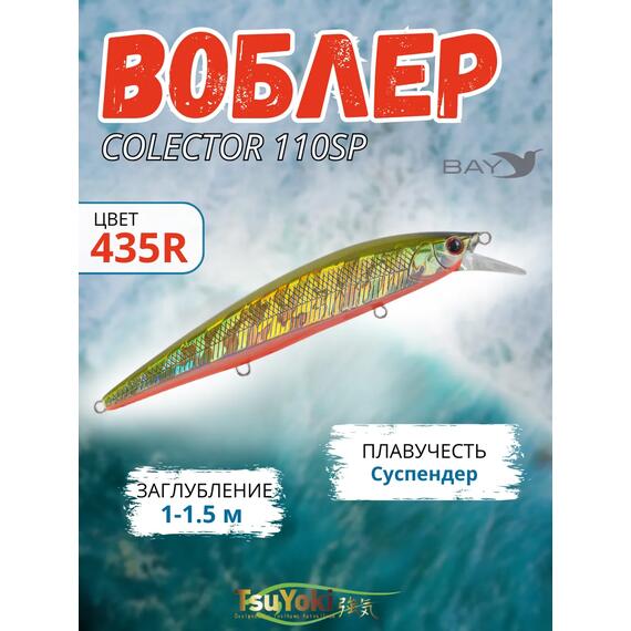 Воблер TsuYoki COLECTOR 110SP 435R, фото 