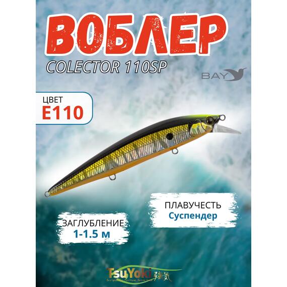 Воблер TsuYoki COLECTOR 110SP E110, фото 
