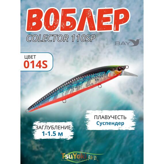 Воблер TsuYoki COLECTOR 110SP 014S, фото 