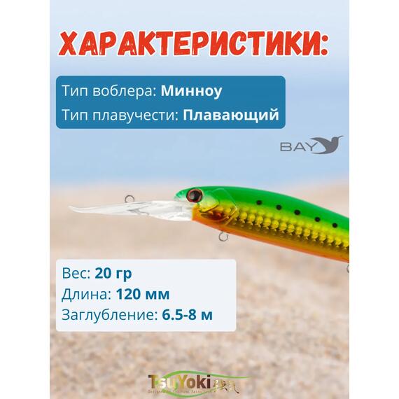 Воблер TsuYoki SOLOIST 120F 1020, фото , изображение 2