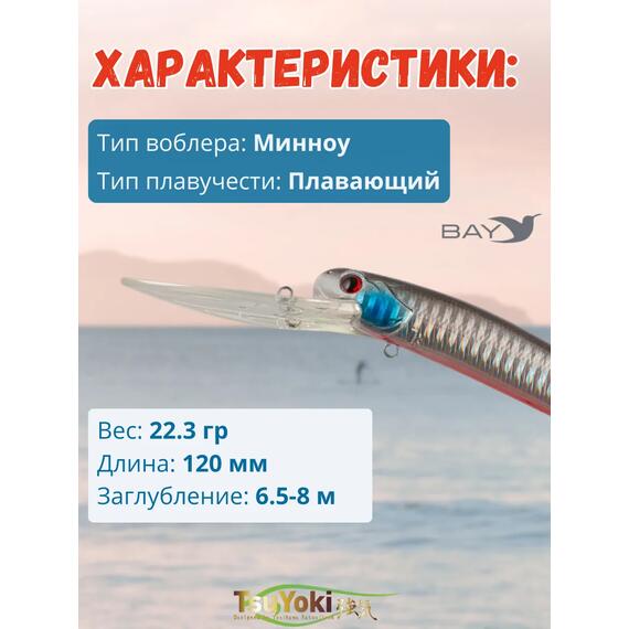 Воблер TsuYoki MAGO 120F 413, Цвет: 413, Вес воблера (г): 23, Длина воблера (мм): 120, фото , изображение 2