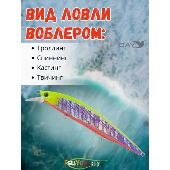 Воблер TsuYoki COLECTOR 110SP 072CH, фото , изображение 3