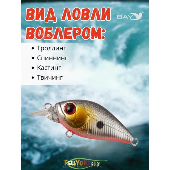Воблер TsuYoki GAMBIT 35F 268R, Цвет: 268R, Вес воблера (г): 10, Длина воблера (мм): 35, фото , изображение 3