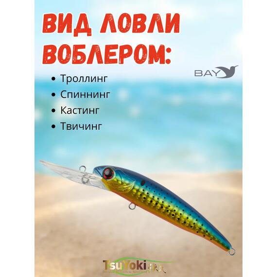 Воблер TsuYoki JASS 90F 1060, фото , изображение 3