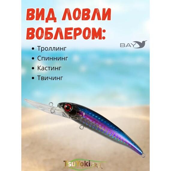 Воблер TsuYoki JASS 90F А195, фото , изображение 3