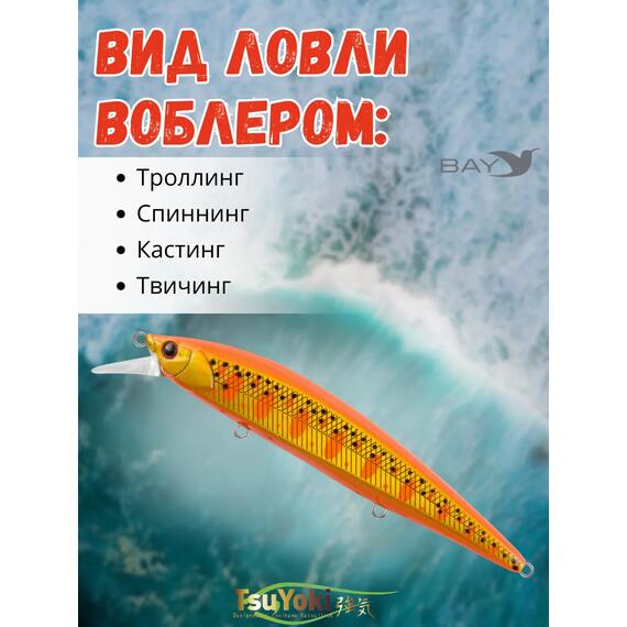 Воблер TsuYoki COLECTOR 110SP E111, фото , изображение 3