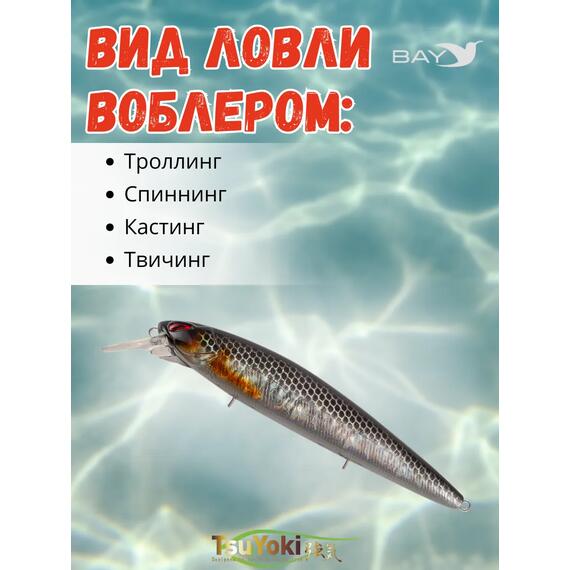 Воблер TsuYoki DIPLOMAT SR 110 SP 264N, Цвет: 264N, Вес воблера (г): 19, Длина воблера (мм): 110, фото , изображение 3