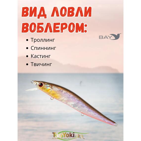 Воблер TsuYoki WINK 110SP 072R, Цвет: 072R, Вес воблера (г): 15, Длина воблера (мм): 110, Тип воблера: Минноу, Тип плавучести : суспендер, Штрихкод: 4627138891841, Количество крючков: 3, фото , изображение 3