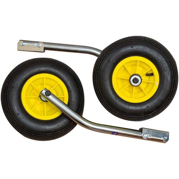 Транцевые колеса 330 ММ удлиненные Патриот РИБ желтые, фото 