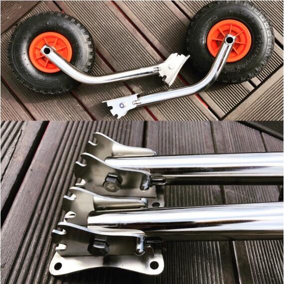 111KL Транцевые колеса перекидные КОМБО ЛАЙТ нержа. (Bay), фото 