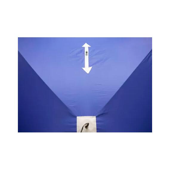 Палатка зимняя СТЭК КУБ 3Т трехслойная, дышащая с выводом под трубу (2.2х2.2х2.05м), фото , изображение 4