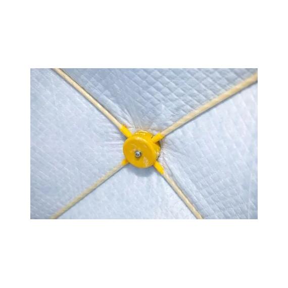 Палатка зимняя СТЭК КУБ 3Т трехслойная, дышащая с выводом под трубу (2.2х2.2х2.05м), фото , изображение 10