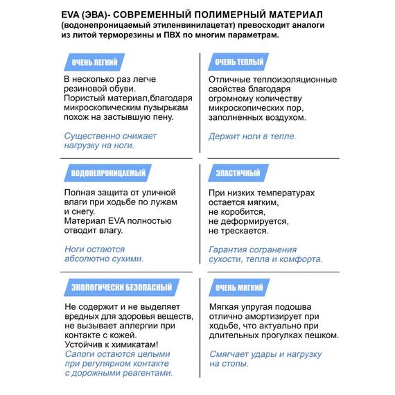 Сапоги зимние Norfin STEP LIGHT из EVA р.43, фото , изображение 8