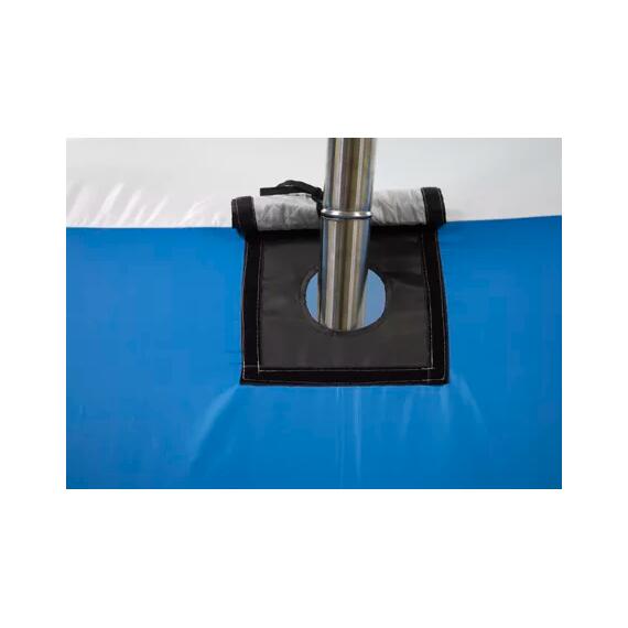 Палатка зимняя СТЭК КУБ 3Т трехслойная, дышащая с выводом под трубу (2.2х2.2х2.05м), фото , изображение 13