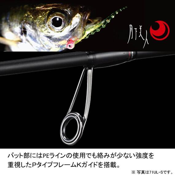 Спиннинговое удилище Daiwa Gekka Bijin 76L-T, фото , изображение 2