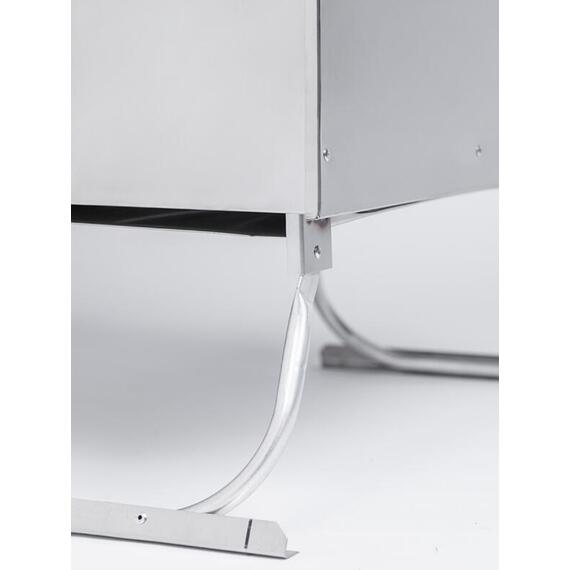 Печь-камин "ИНВЕНТ" малая 440х280х340 (нерж.сталь 0,8 мм) со стационарными экранами + короб для камней, фото , изображение 16