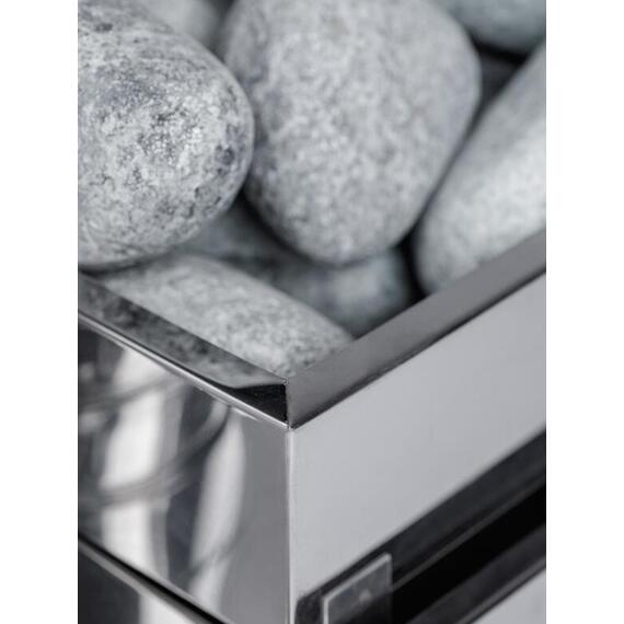 Печь-камин "ИНВЕНТ" малая 440х280х340 (нерж.сталь 0,8 мм) со стационарными экранами + короб для камней, фото , изображение 17