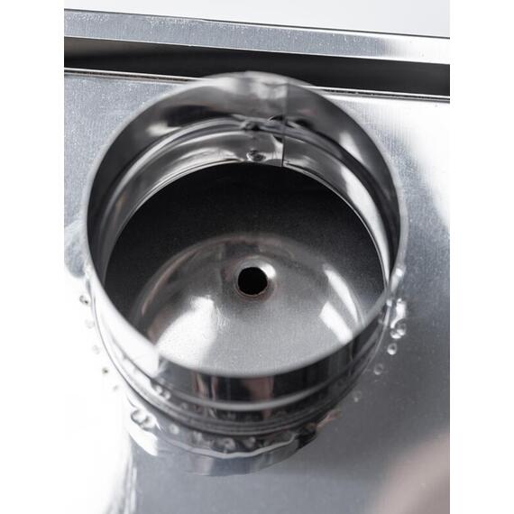 Печь-камин "ИНВЕНТ" большая 610х350х410 (нерж.сталь 0,8 мм) со стационарными экранами + короб для камней, фото , изображение 18