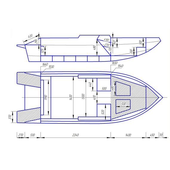 Алюминиевая лодка Lord River Rest 48, фото , изображение 8