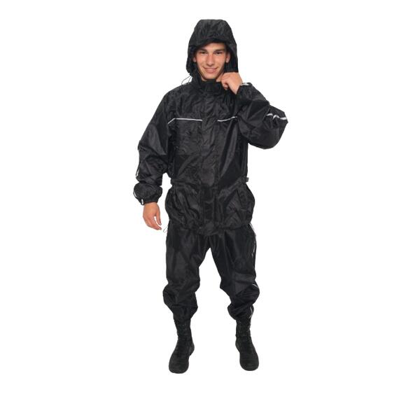 Костюм ветровлагозащитный L черный, Цвет: черный, Размер: L, фото , изображение 3