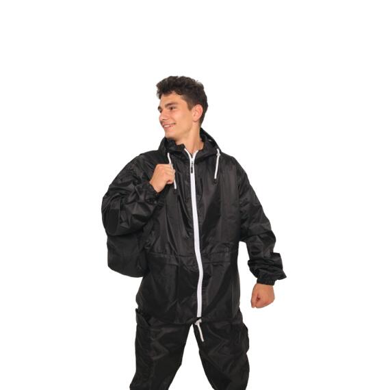 Костюм ветровлагозащитный 2XL черный, Цвет: черный, Размер: 2XL, фото , изображение 8