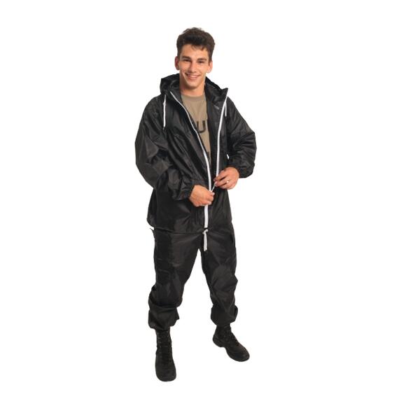 Костюм ветровлагозащитный 4XL черный, Цвет: черный, Размер: 4XL, фото 