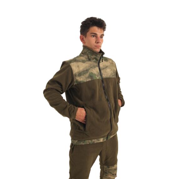 Костюм из флиса Bay размер 2XL олива, Цвет: олива, Размер: 2XL, фото , изображение 9