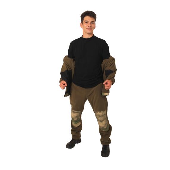 Костюм из флиса Bay размер 4XL олива, Цвет: олива, Размер: 4XL, фото , изображение 3