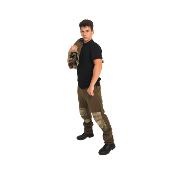 Костюм из флиса Bay размер 2XL олива, Цвет: олива, Размер: 2XL, фото , изображение 5