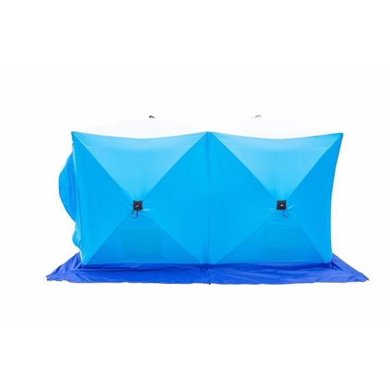 Палатка зимняя СТЭК КУБ 3 ДУБЛЬ трехслойная, дышащая (2.2х4.4х2.05 м)