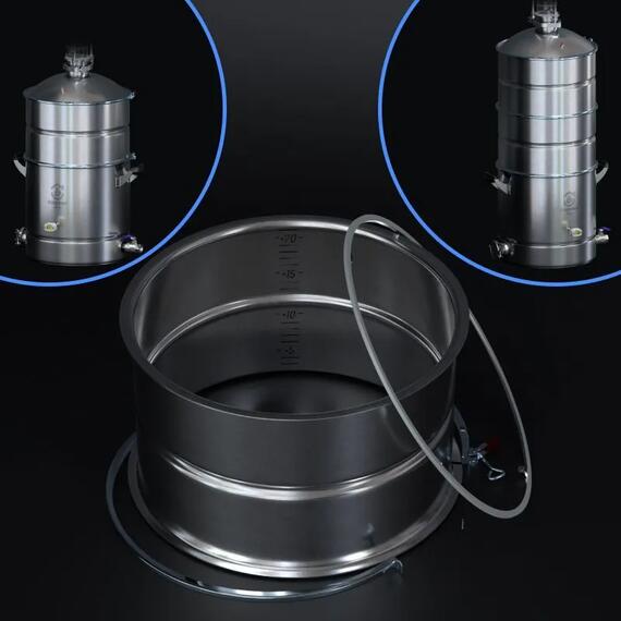 Увеличитель куба для Domspirt и Luxstahl 8 , 20 л с зиговкой, фото , изображение 6