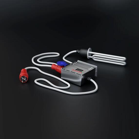 ТЭН 3,5 кВт с ваттметром c цифровой регулировкой и стабилизацией ±1В LUXSTAHL "Люкссталь", фото , изображение 3