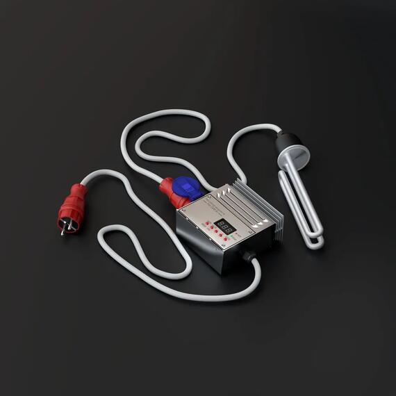 ТЭН 3,5 кВт с ваттметром c цифровой регулировкой и стабилизацией ±1В LUXSTAHL "Люкссталь", фото , изображение 5