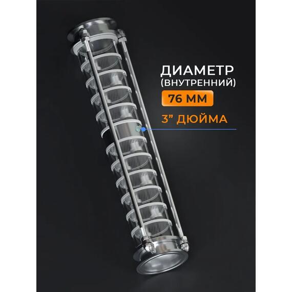 Царга Domspirt 3 дюйма, 12 нержавеющих тарелок, фото , изображение 3