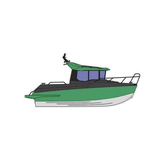 Алюминиевая лодка Windboat 7.0 Cabin, фото , изображение 2
