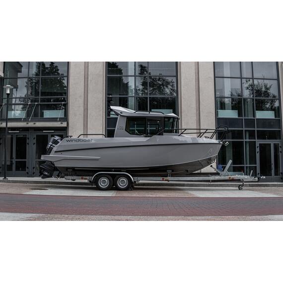 Алюминиевая лодка Windboat 7.0 Cabin, фото 