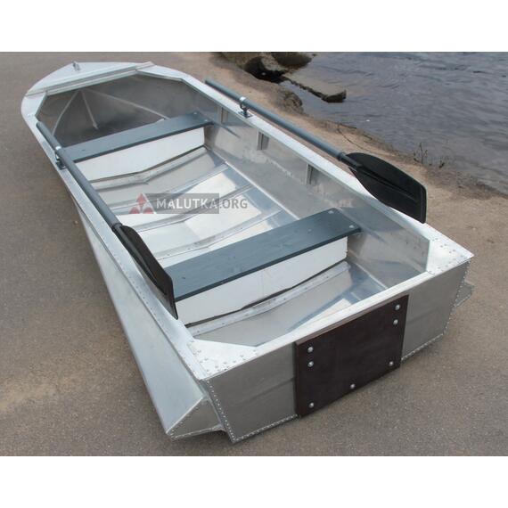 Алюминиевая лодка Малютка-Н 2.9 м, с транцем и булями, фото , изображение 2