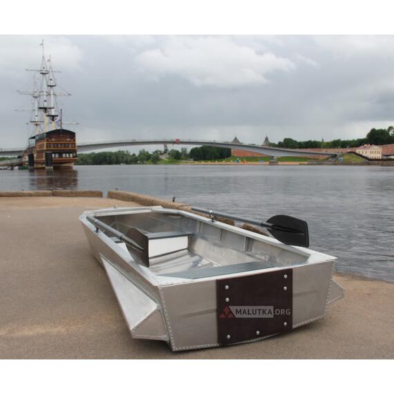Алюминиевая лодка Малютка-Н 2.9 м, с транцем и булями, фото , изображение 3